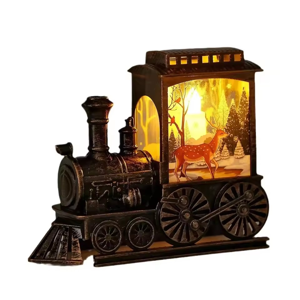 Outdoor Lighting Vintage - LED Night Lights Vintage Portable Train
