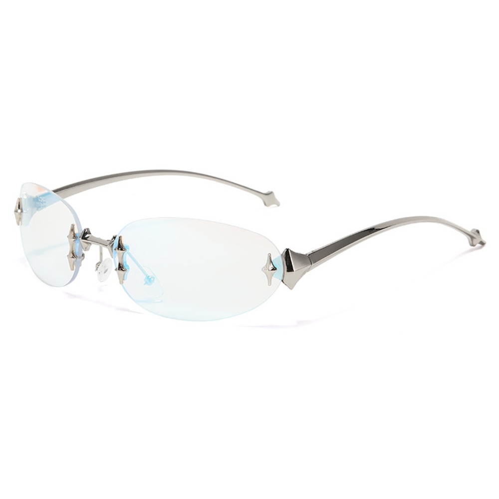 Outdoor Lighting Vintage - Personality Y2K Style Frameless Sunglasses UV