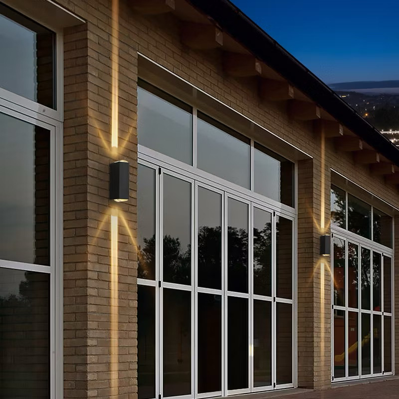 Outdoor Lighting Hardwired - Aluminum LED wall lamp indoor and