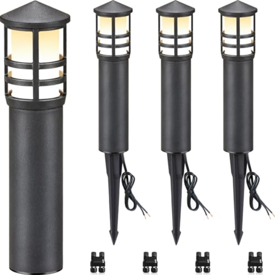 Outdoor Lighting Low Voltage - 4-Pack Low Voltage Pathway Lights 3W