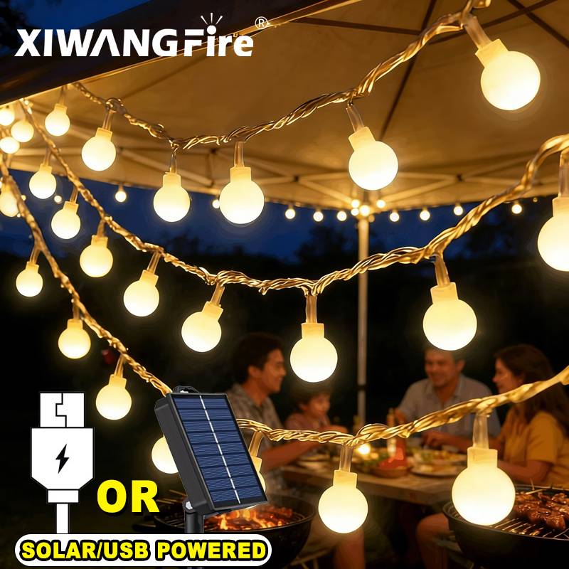 3-10M Solar/USB/Battery String - огляд і ціна Outdoor Lighting Led