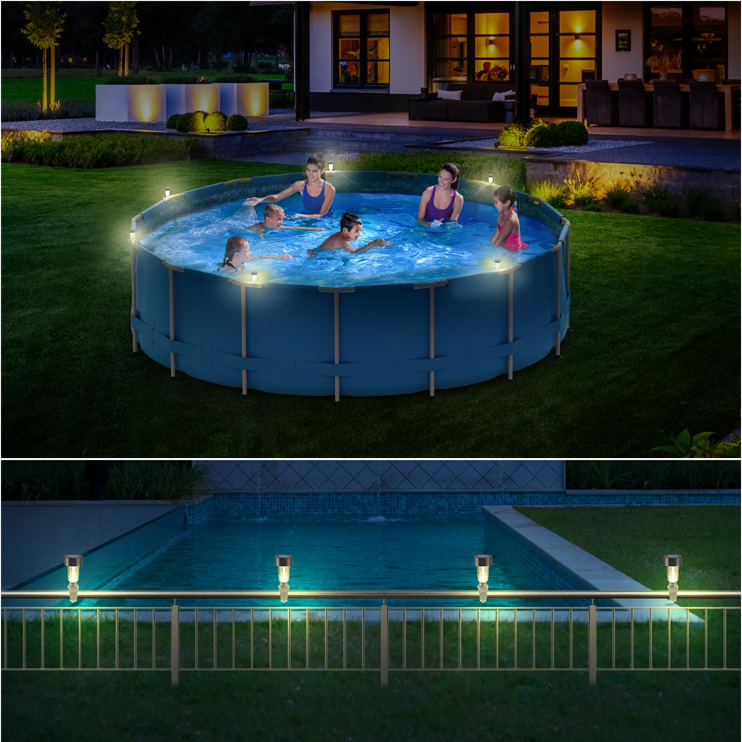 6 packages Solar Pool Light Fr - огляд і ціна Outdoor Lighting For Fence