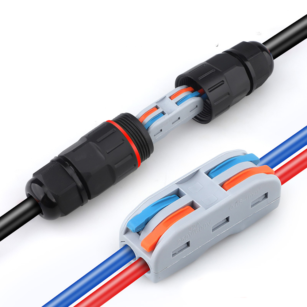 1Pc 2 Pin 3 Pin Wire Connector - огляд і ціна Outdoor Lighting Low Voltage