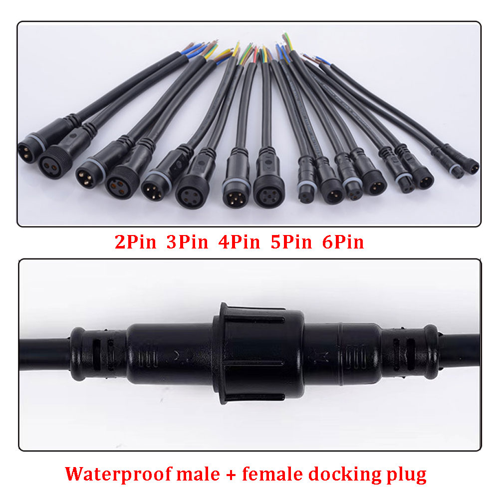 Waterproof Wire M/F docking pl - огляд і ціна Outdoor Lighting Wire Connectors