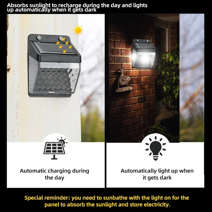 LED Solar Light PIR Motion Sen - огляд і ціна Outdoor Lighting Led