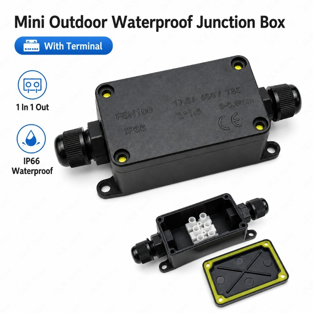 2 Way Outdoor IP66 Waterproof  - огляд і ціна Outdoor Lighting Wire Connectors
