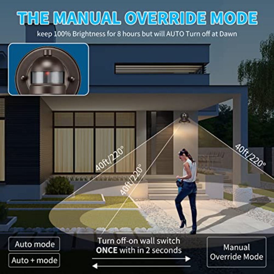 2 Pack Motion Sensor Outdoor L - огляд і ціна Outdoor Lighting Led