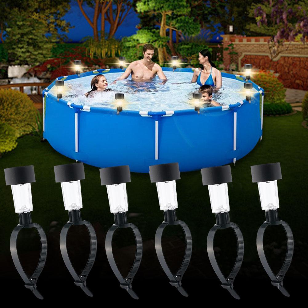 Solar Powered LED Pool Lights  - огляд і ціна Outdoor Lighting For Fence