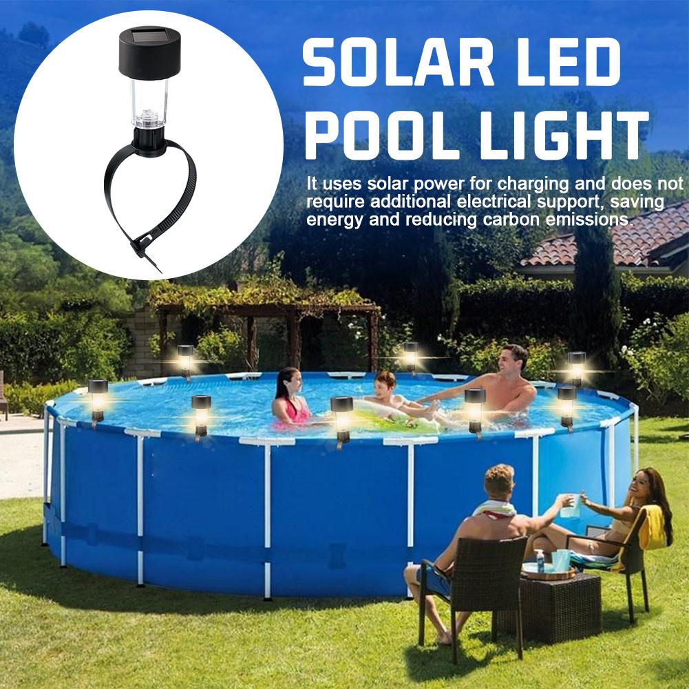 Solar Powered LED Pool Lights  - огляд і ціна Outdoor Lighting For Fence