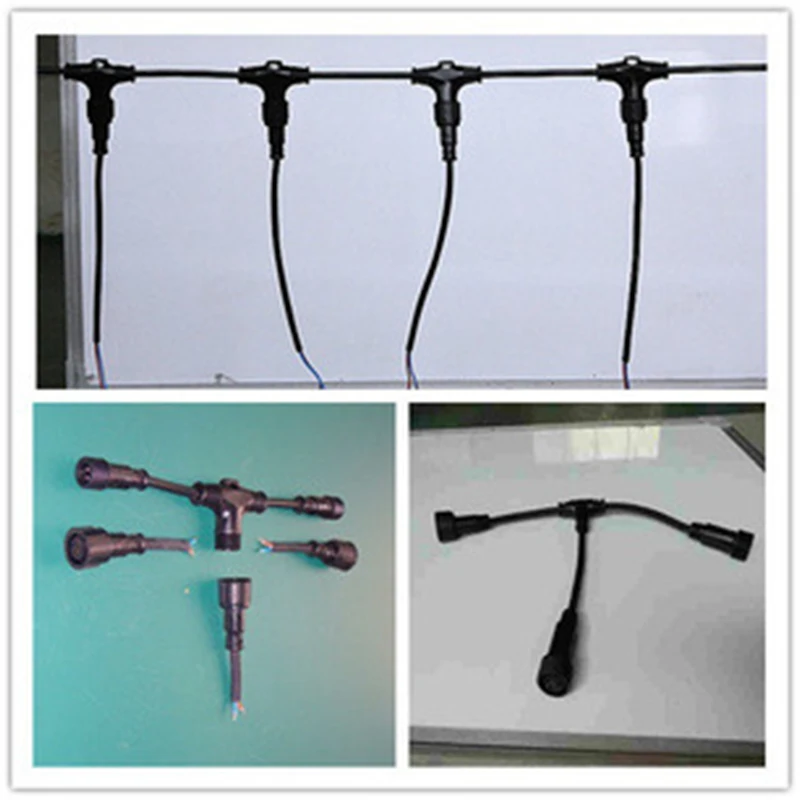 T type 3 Way Connector 2/3/4Pi - огляд і ціна Outdoor Lighting Wire Connectors