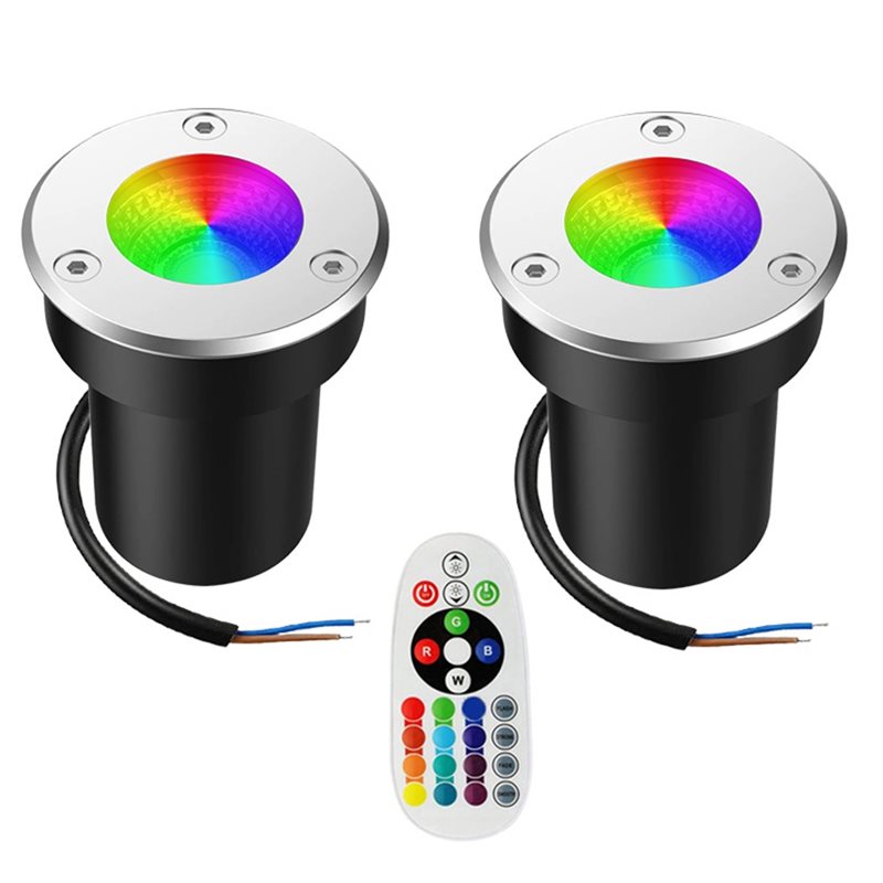 A01F-Outdoor 12V RGBW In Groun - огляд і ціна Outdoor Lighting Low Voltage