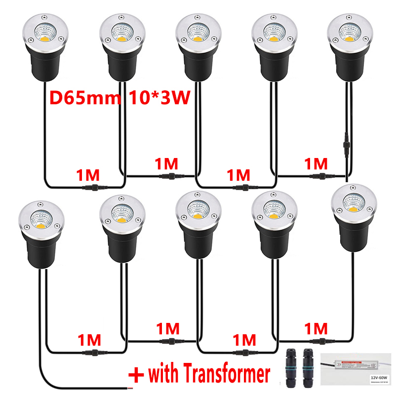 IP67 Waterproof LED Buried Lig - огляд і ціна Outdoor Lighting Low Voltage