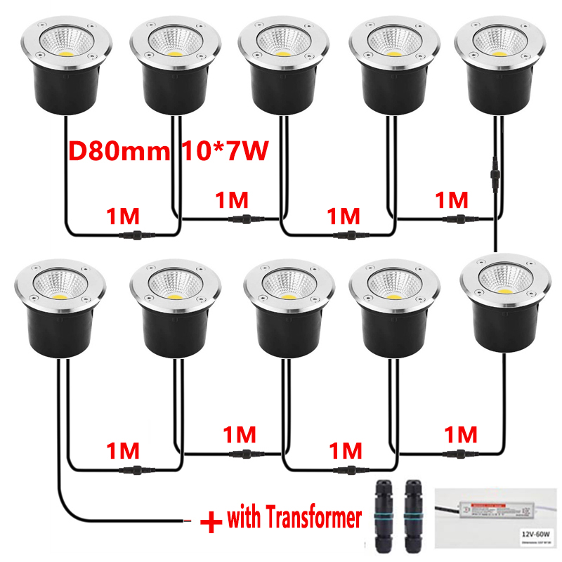 IP67 Waterproof LED Buried Lig - огляд і ціна Outdoor Lighting Low Voltage