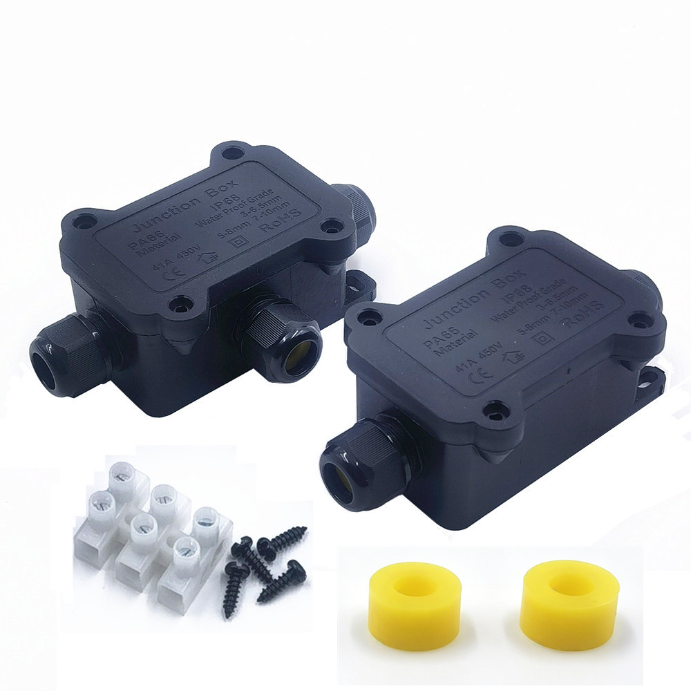 IP68 Waterproof Junction Box 2 - огляд і ціна Outdoor Lighting Wire Connectors