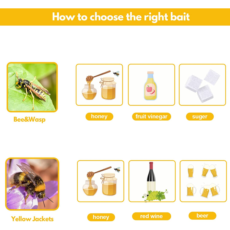 Solar Wasp Traps Hanging Yello - огляд і ціна Outdoor Lighting Yellow