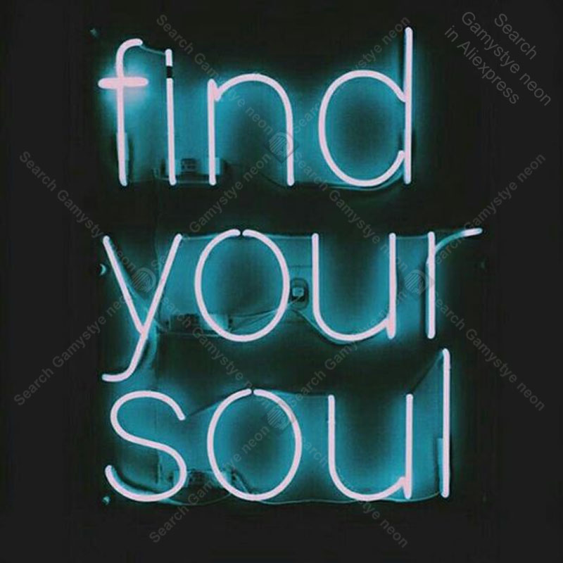 Neon Sign for Find your soul d - огляд і ціна Outdoor Lighting Expressions