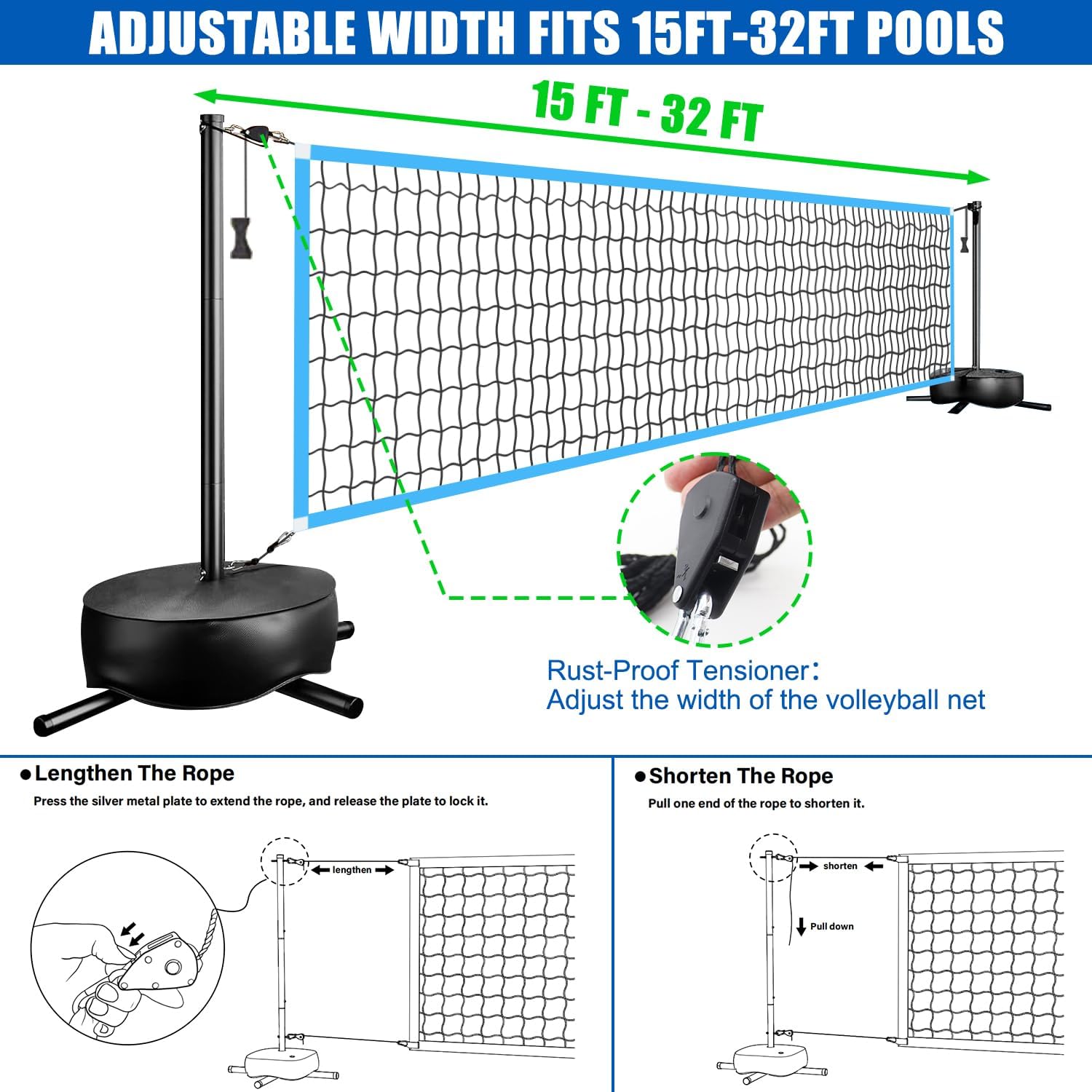 Portable Outdoor LED Volleybal - огляд і ціна Outdoor Lighting Led