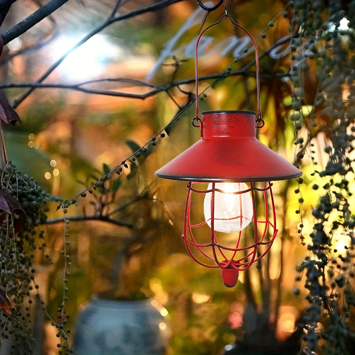 Solar Lantern Outdoor Hanging  - огляд і ціна Outdoor Lighting Vintage