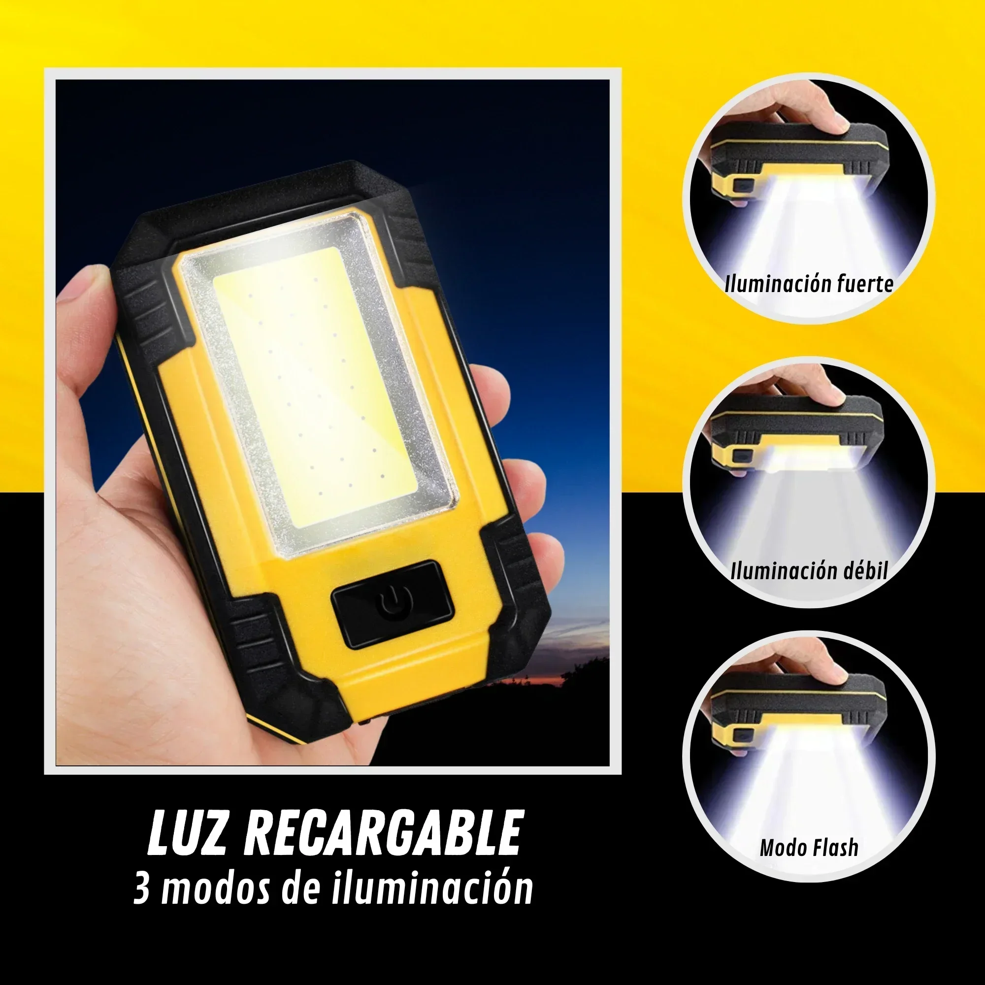 Portable 4000MaH Rechargeable  - огляд і ціна Outdoor Lighting Led