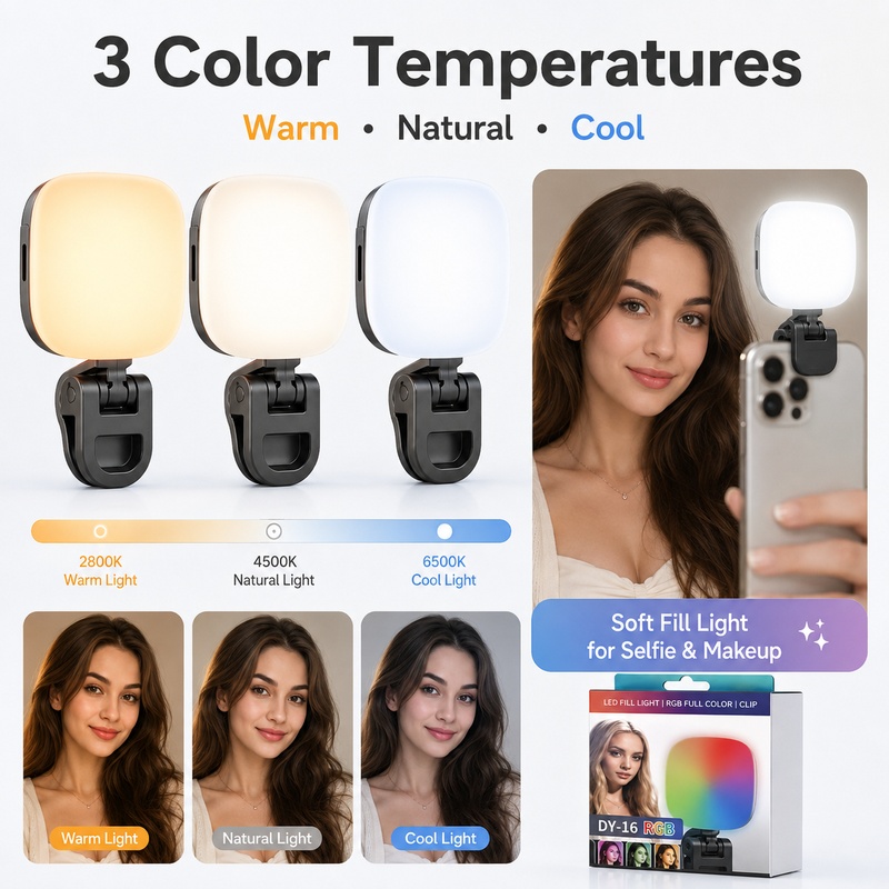 Portable RGB LED Fill Light Po - огляд і ціна Outdoor Lighting Video