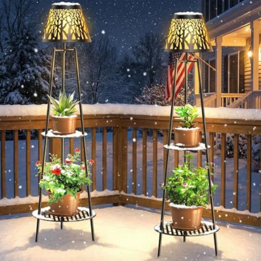2 Pack Outdoor Solar Floor Lam - огляд і ціна Outdoor Lighting Led