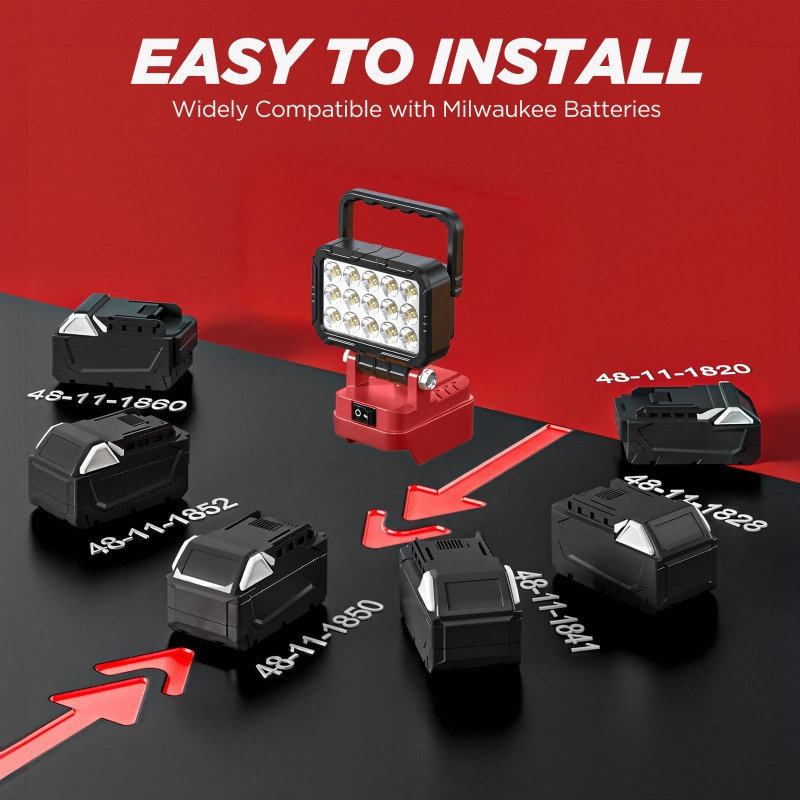 Portable Work Light Home Light - огляд і ціна Outdoor Lighting Milwaukee