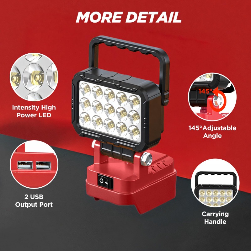 Portable Work Light Home Light - огляд і ціна Outdoor Lighting Milwaukee
