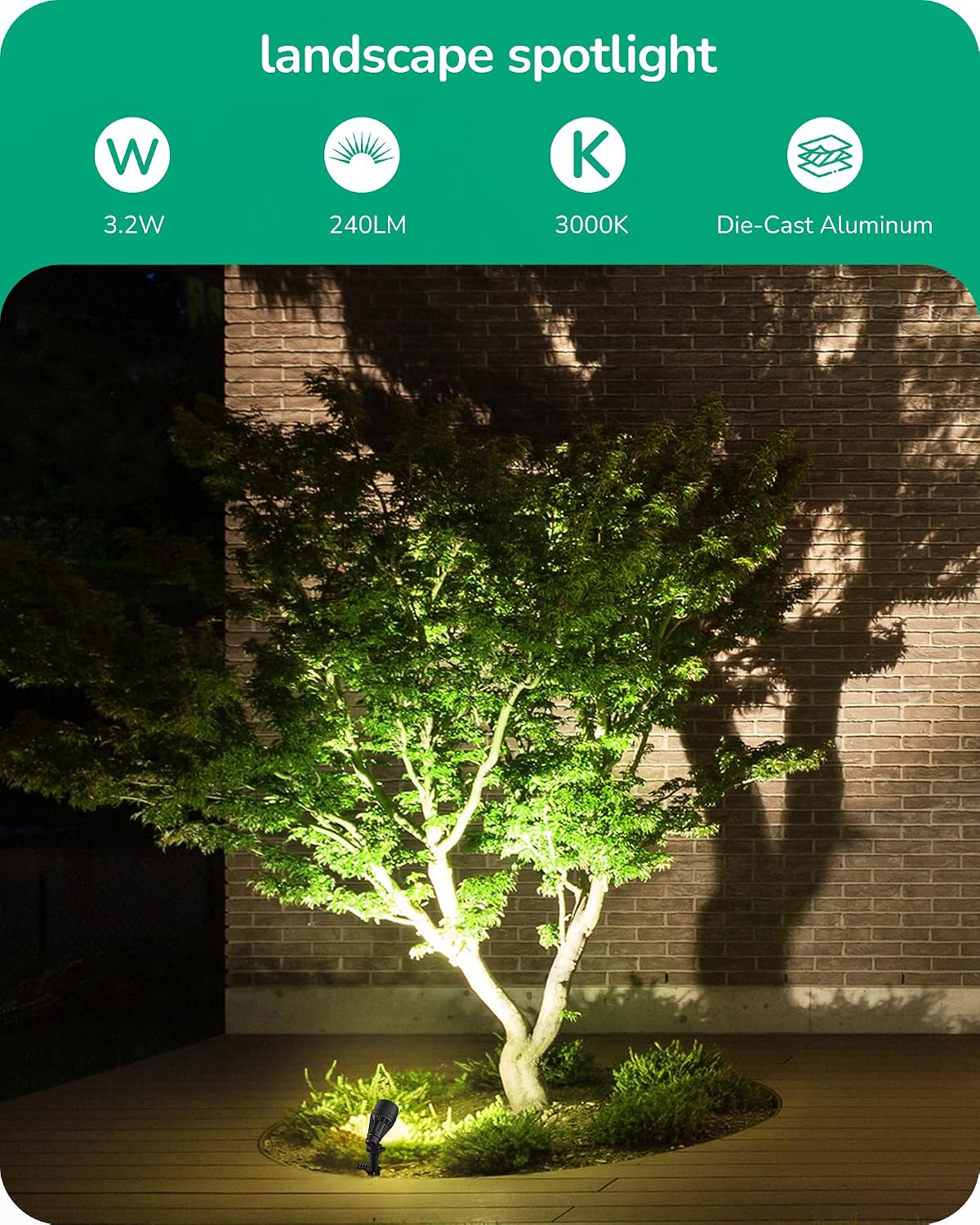 Low Voltage Spotlight Aluminum - огляд і ціна Outdoor Lighting Low Voltage
