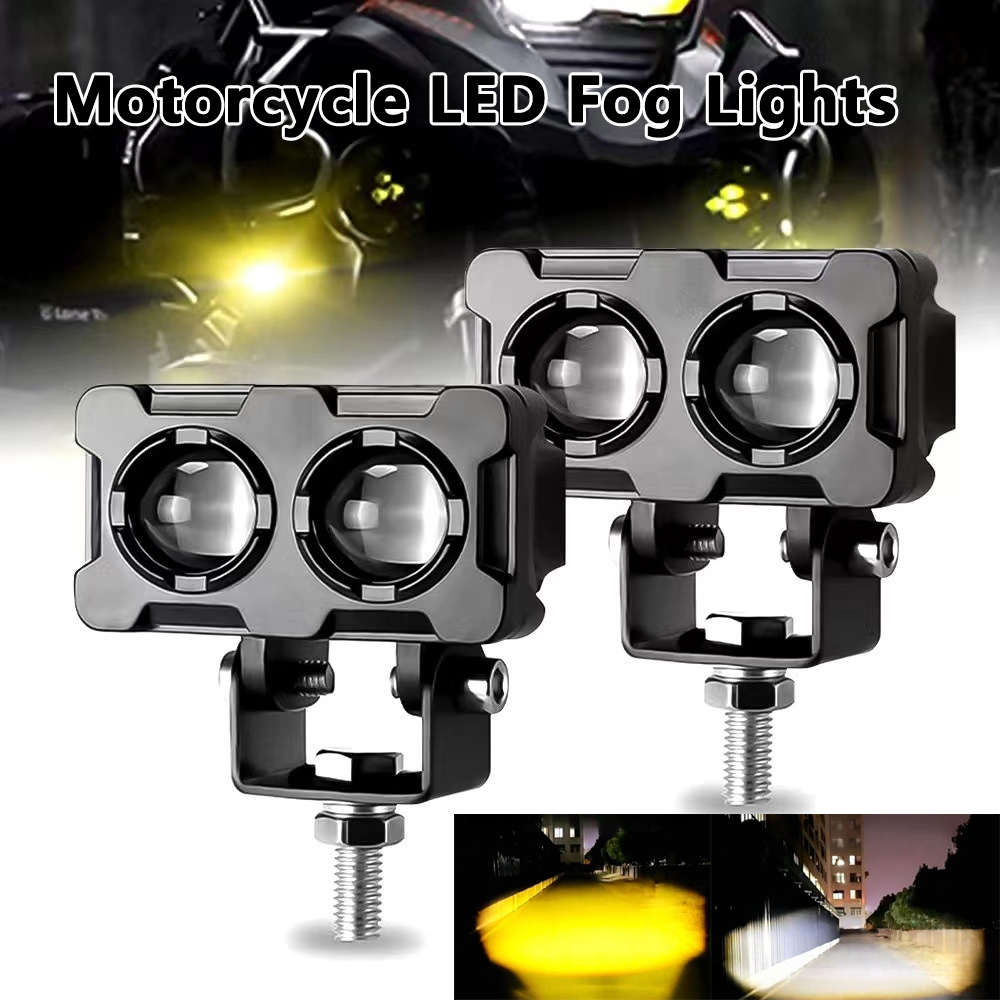1PC Motorcycle LED Lens Spotli - огляд і ціна Outdoor Lighting Yellow