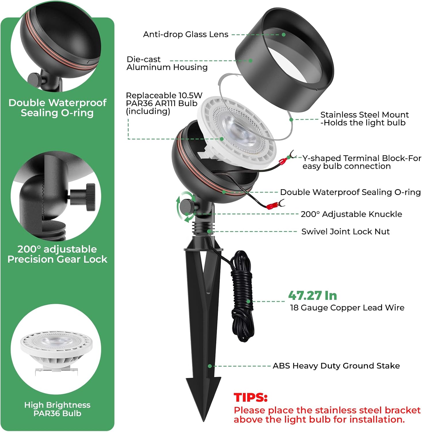 Low Voltage Landscape Led Floo - огляд і ціна Outdoor Lighting Low Voltage