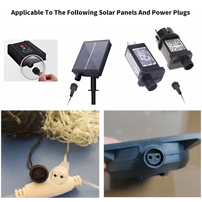 Outdoor 2Pin LED Connector wit - огляд і ціна Outdoor Lighting Wire Connectors