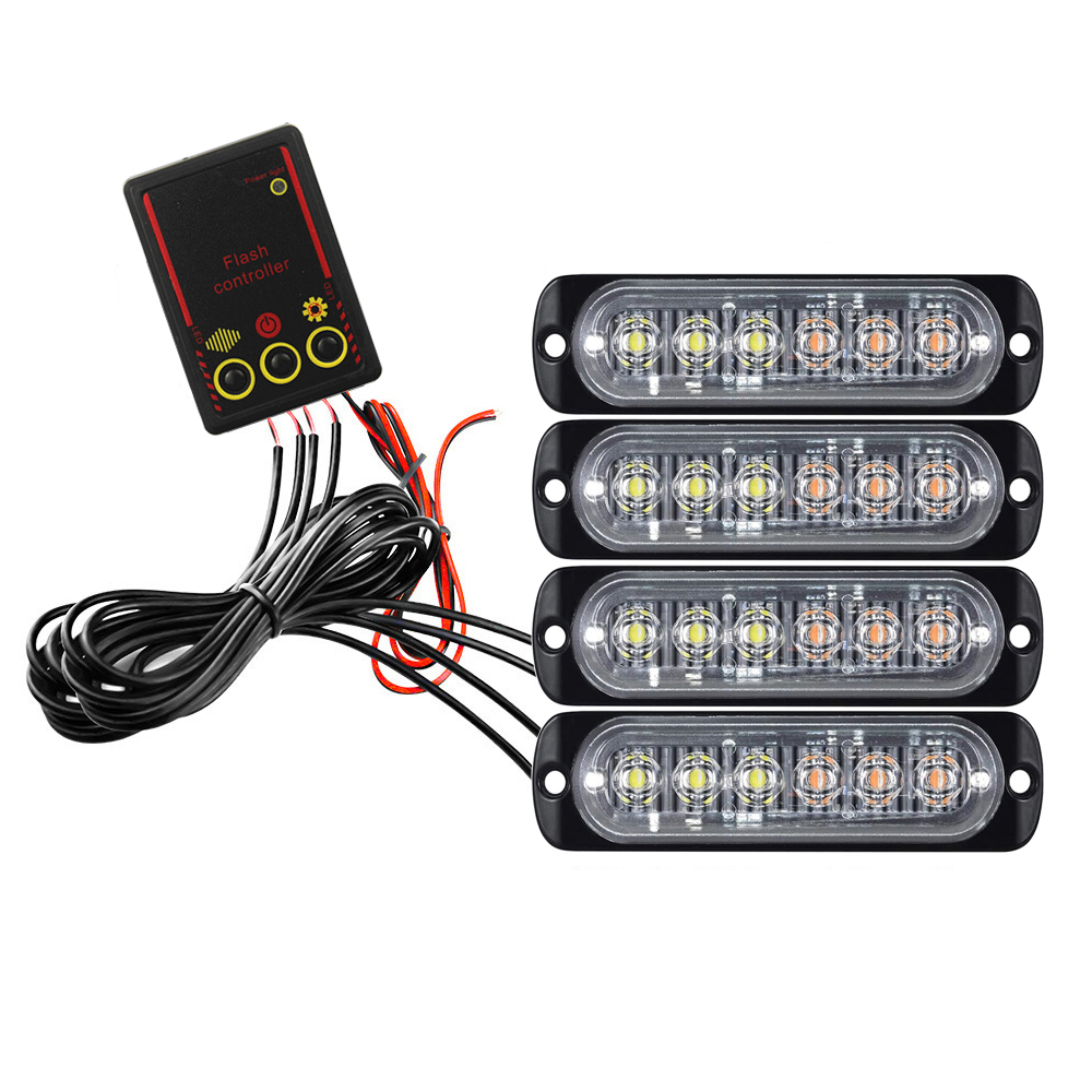Car Front Grille Lighting 12V  - огляд і ціна Outdoor Lighting Yellow