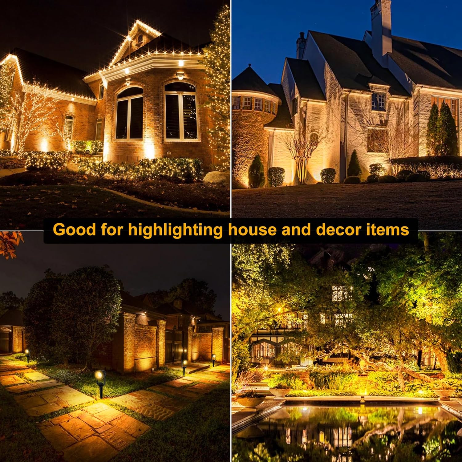 4/6/8LEDS 3000K Outdoor Spotli - огляд і ціна Outdoor Lighting Low Voltage