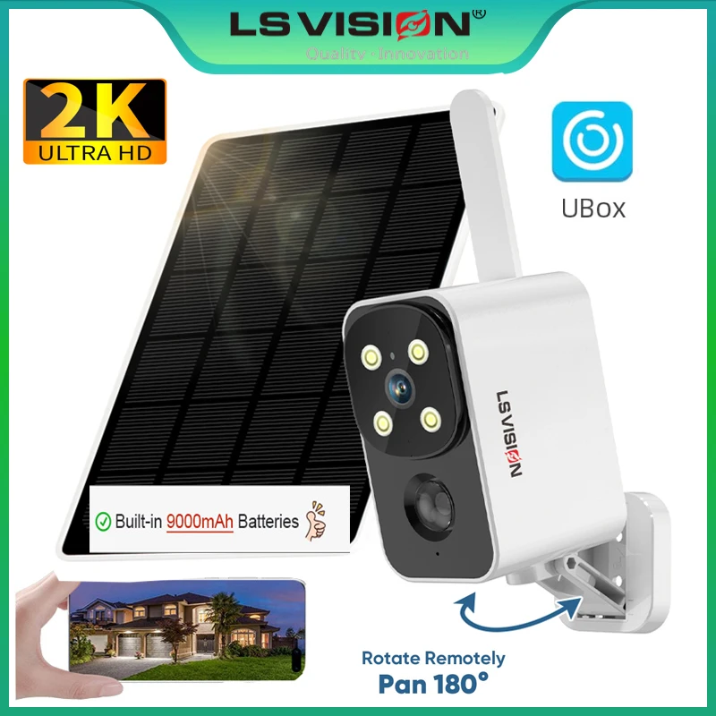 LS VISION Outdoor Solar Camera - огляд і ціна Outdoor Lighting Video