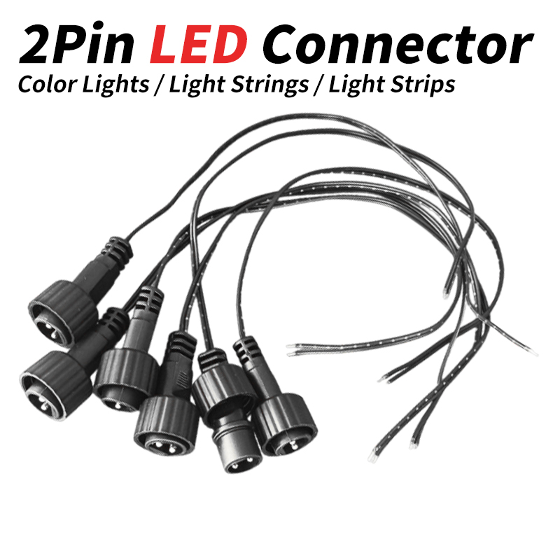 2Pin LED Connector with 25cm W - огляд і ціна Outdoor Lighting Wire Connectors