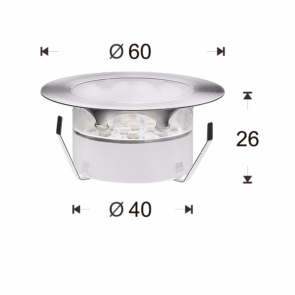QACA Outdoor Recessed Lamp Low - огляд і ціна Outdoor Lighting Low Voltage