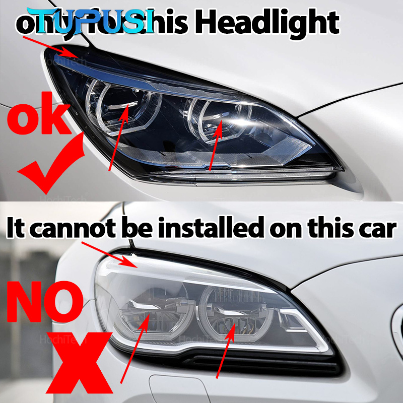 Yellow Angel Eyes for BMW 6 Se - огляд і ціна Outdoor Lighting Yellow