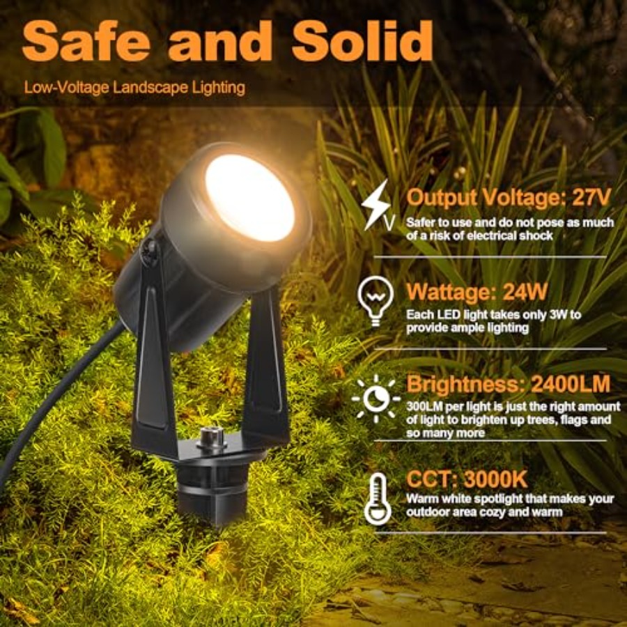 85.3FT LED Outdoor Landscape S - огляд і ціна Outdoor Lighting Low Voltage