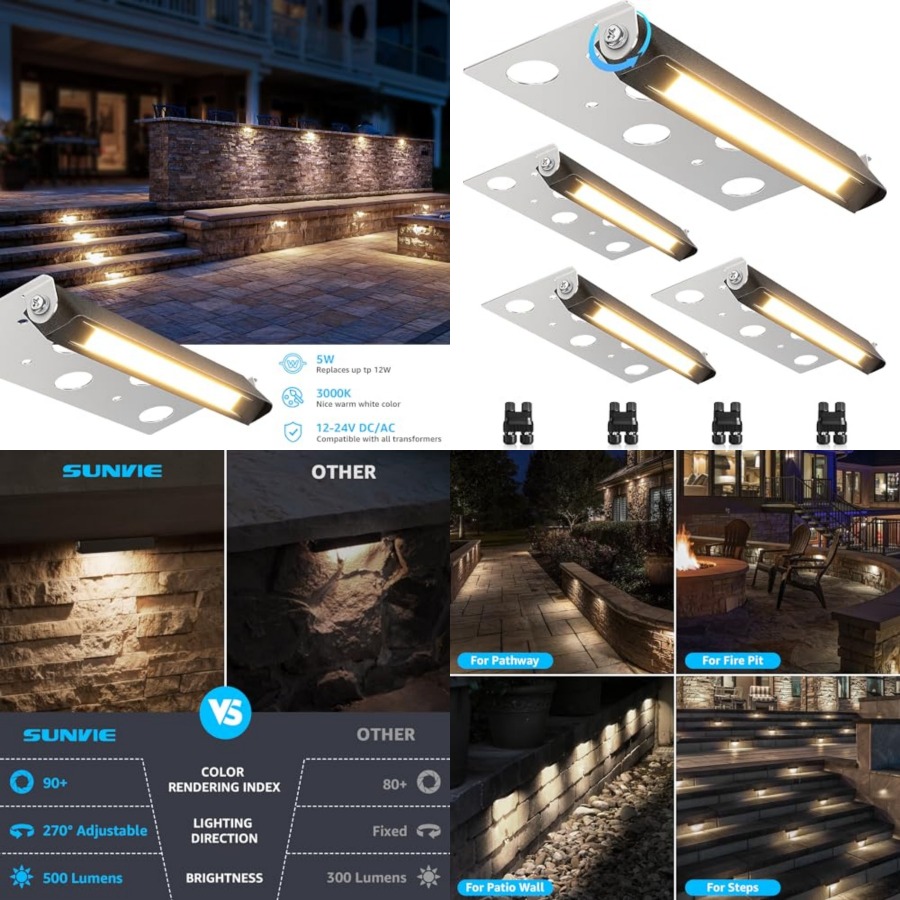 7 Inch Hardscape Lighting 5W L - огляд і ціна Outdoor Lighting Low Voltage