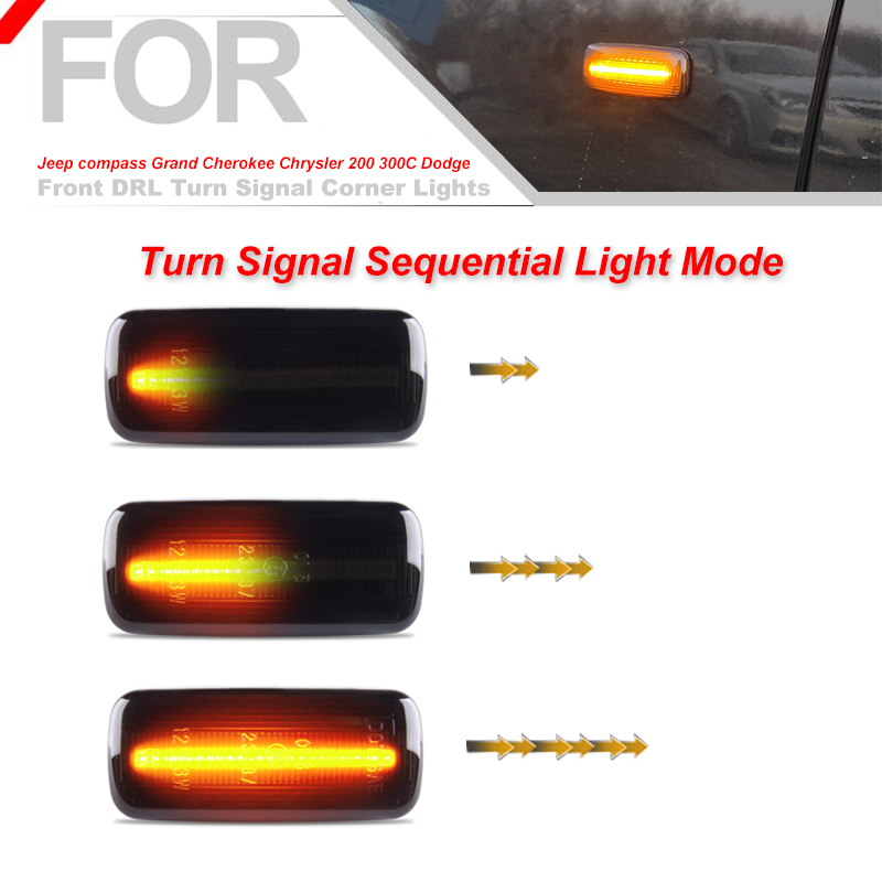 2xDynamic LED Side Marker Ligh - огляд і ціна Outdoor Lighting Yellow