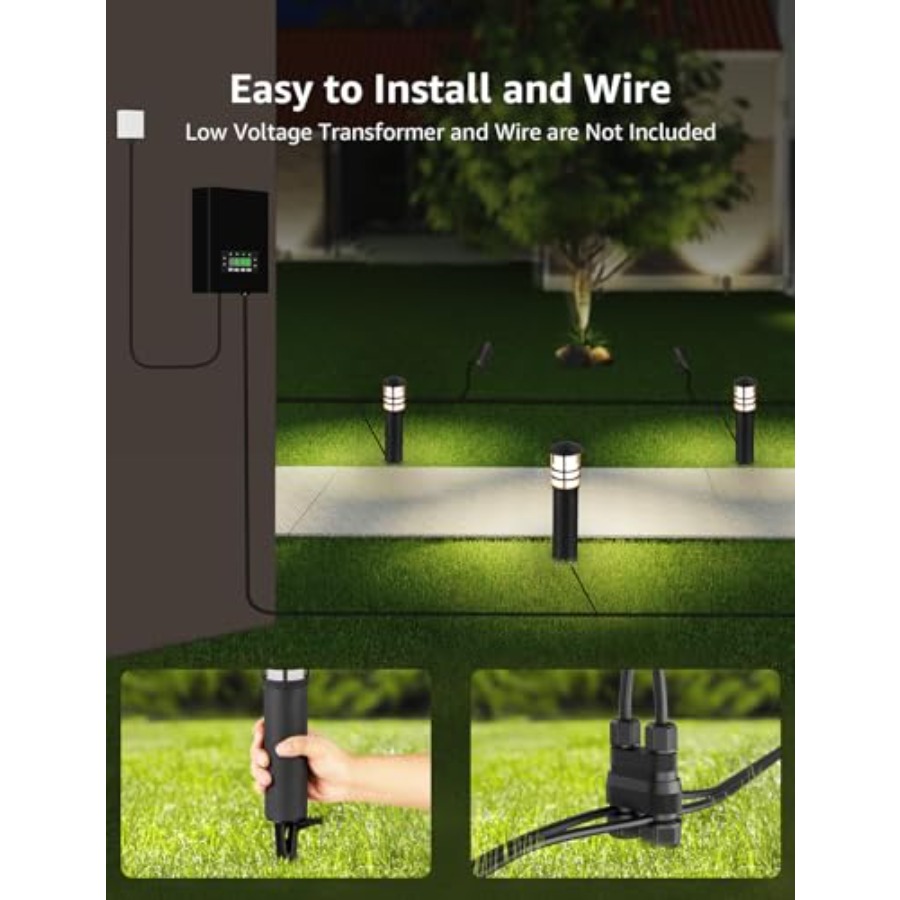 4-Pack Low Voltage Pathway Lig - огляд і ціна Outdoor Lighting Low Voltage