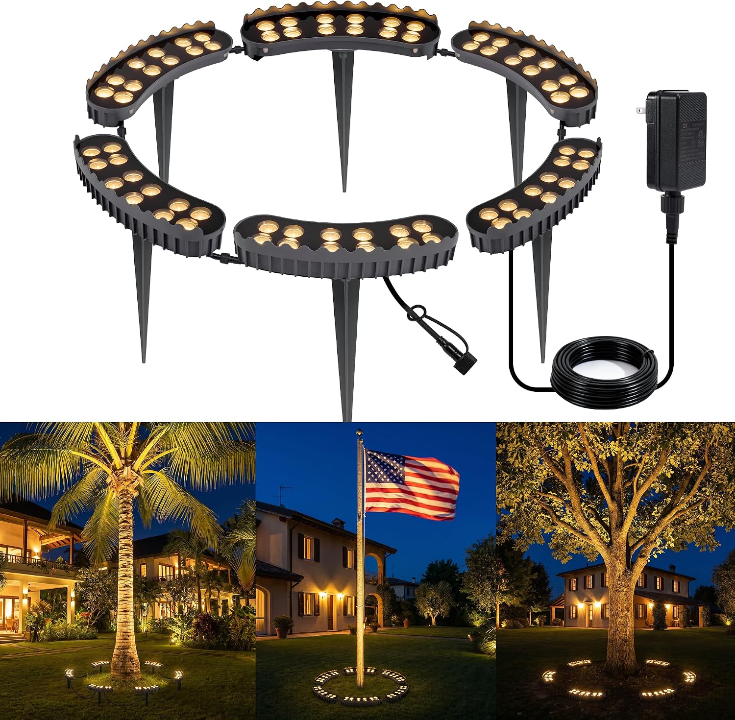 Outdoor Ring Tree Lights 6 Pac - огляд і ціна Outdoor Lighting Low Voltage