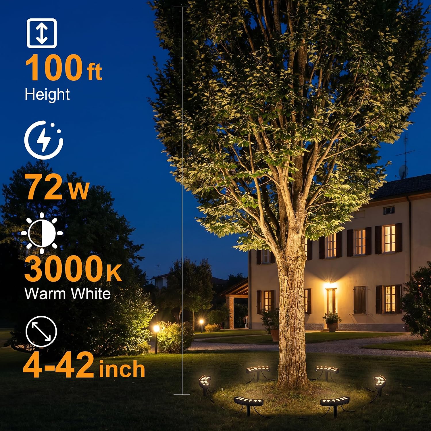 Outdoor Ring Tree Lights 6 Pac - огляд і ціна Outdoor Lighting Low Voltage