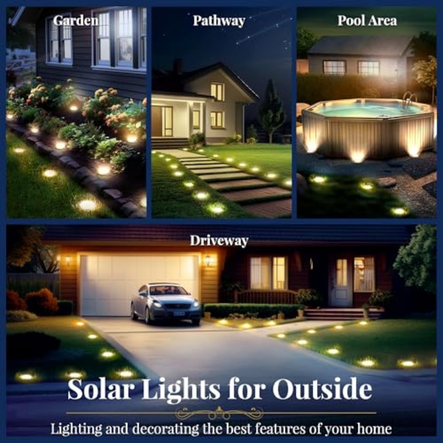 Solar Ground Lights Solar Ligh - огляд і ціна Outdoor Lighting Led