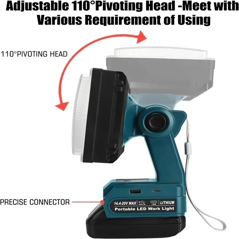 50W Outdoor Portable Work Ligh - огляд і ціна Outdoor Lighting Milwaukee