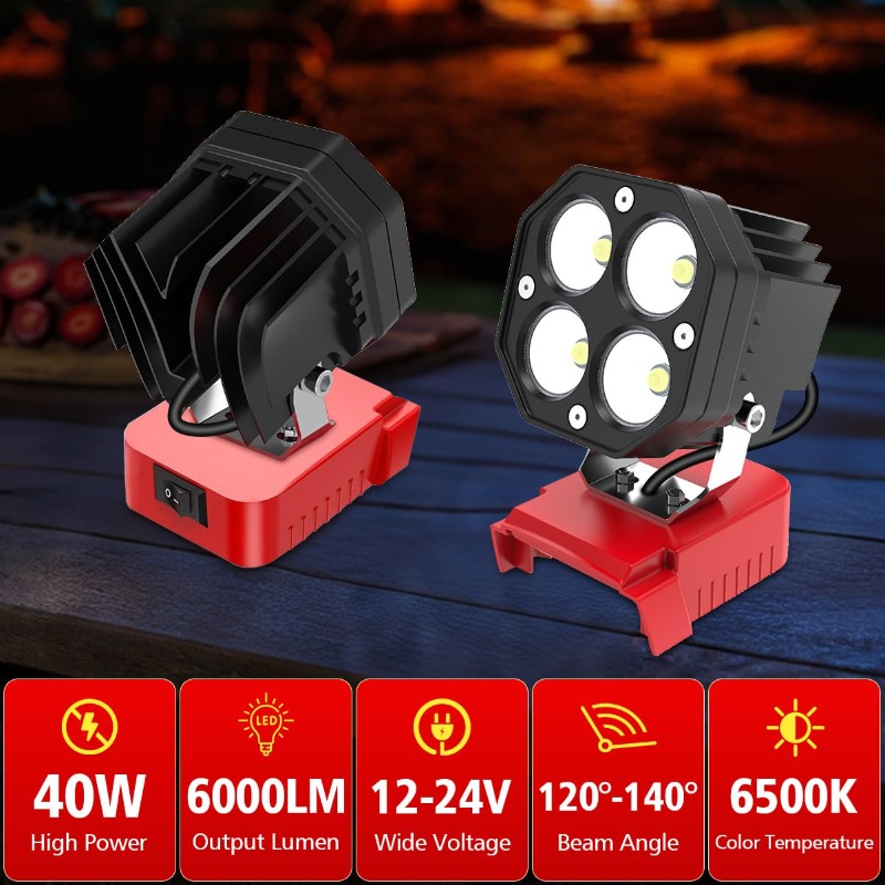 Portable Wireless Construction - огляд і ціна Outdoor Lighting Milwaukee