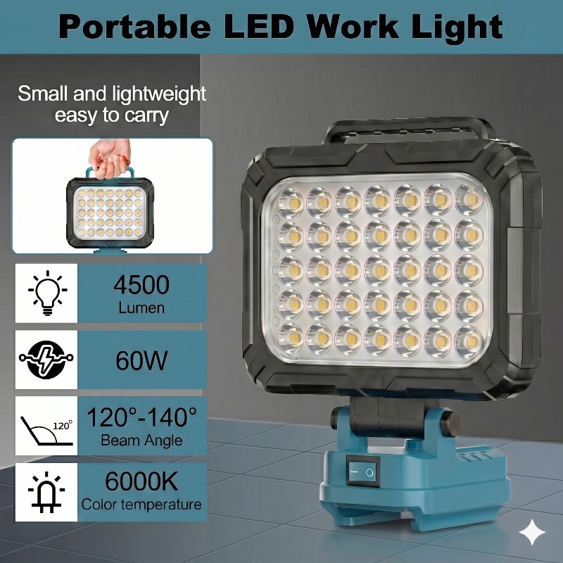 Cordless Construction Site Flo - огляд і ціна Outdoor Lighting Milwaukee