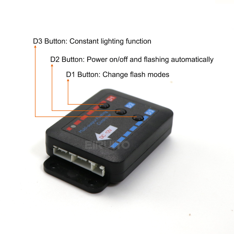 4x 3 LED Grill Car LED Strobe  - огляд і ціна Outdoor Lighting Yellow