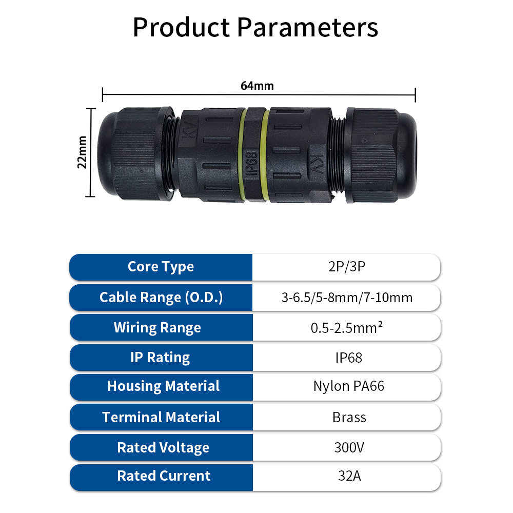 IP68 Mini Waterproof Inline Ca - огляд і ціна Outdoor Lighting Wire Connectors
