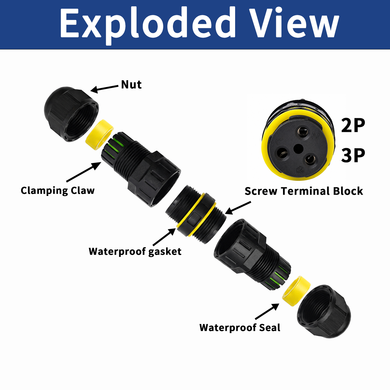 IP68 Mini Waterproof Inline Ca - огляд і ціна Outdoor Lighting Wire Connectors